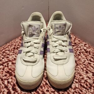 Adidas Samoa 2012 Womens 7.5 'White Super Purple' (G47675)